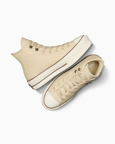 Converse Chuck Tayor All Star Lift Women Platform Shoes Beige NZ | C-53482679