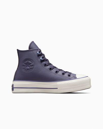 Converse Chuck Tayor All Star Lift Women Platform Shoes Grey Purple / Lavender Grey NZ | C-32571409
