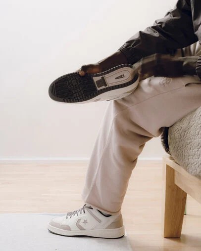 Converse Converse x A Ma Manière Men Fleece Pants Khaki Grey NZ | C-04753919