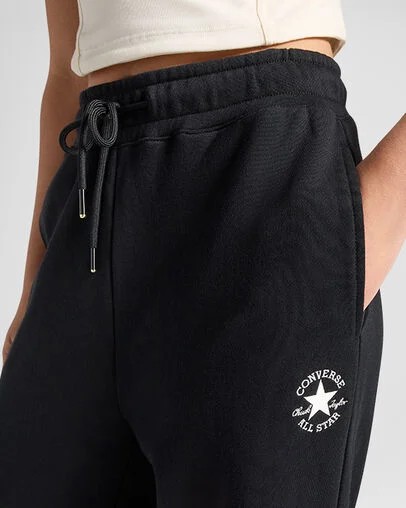 Converse Converse x A Ma Manière Women Fleece Pants Black NZ | C-54786019