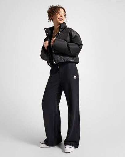 Converse Converse x A Ma Manière Women Fleece Pants Black NZ | C-54786019