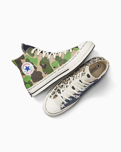 Converse Converse x Brain Dead Chuck 70 Women Sneakers White / Black / Multicolor NZ | C-50864979
