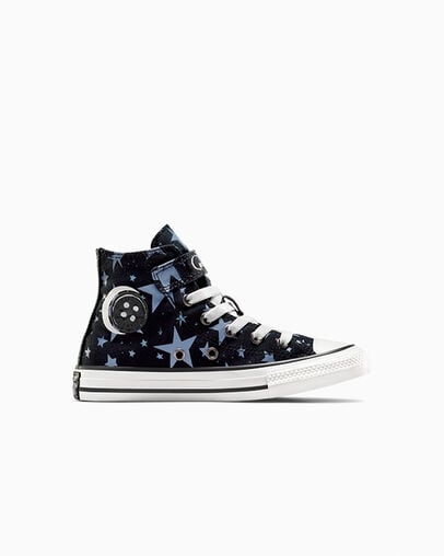 Converse Converse x Coraline Chuck Taylor All Star Easy On Kids\' Sneakers Black / Pink NZ | C-24635979
