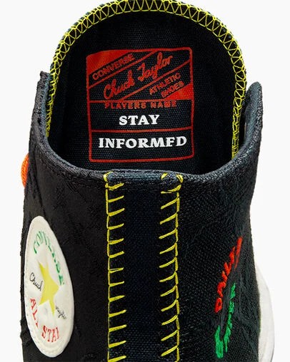 Converse Converse x Daily Paper Chuck 70 Men Sneakers Black / Multicolor NZ | C-62048519