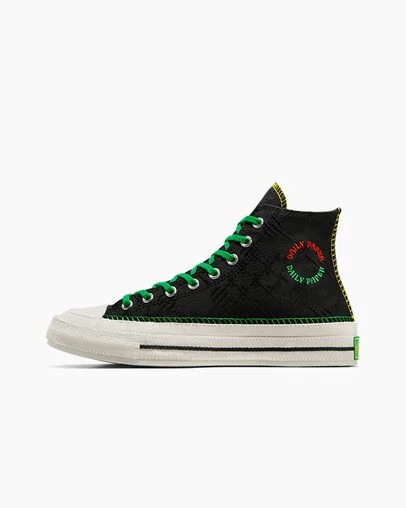 Converse Converse x Daily Paper Chuck 70 Men Sneakers Black / Multicolor NZ | C-62048519