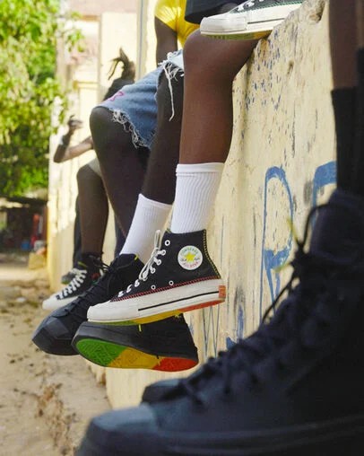 Converse Converse x Daily Paper Chuck 70 Men Sneakers Black / Multicolor NZ | C-62048519