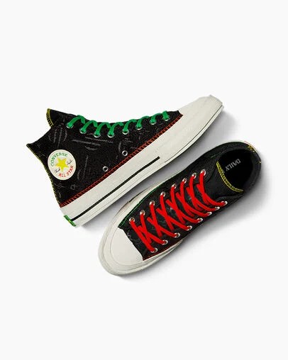 Converse Converse x Daily Paper Chuck 70 Men Sneakers Black / Multicolor NZ | C-62048519