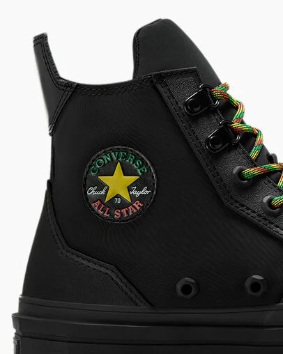 Converse Converse x Daily Paper Chuck 70 De Luxe Squared Women Sneakers Black NZ | C-36918579