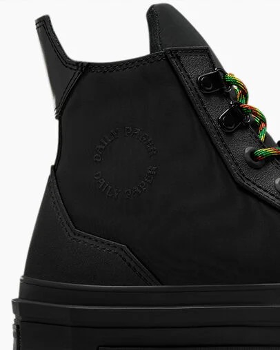 Converse Converse x Daily Paper Chuck 70 De Luxe Squared Women Sneakers Black NZ | C-36918579