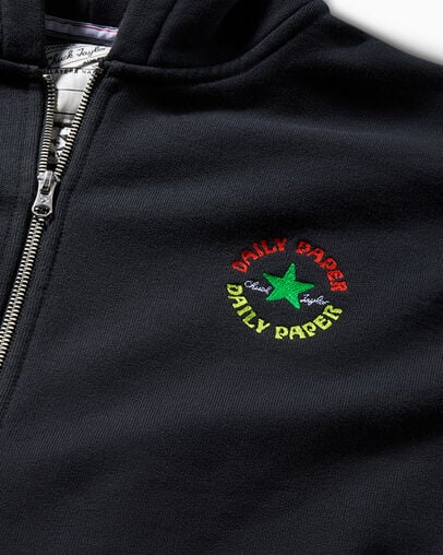 Converse Converse x Daily Paper Full Zip Women Hoodie Black NZ | C-13250489