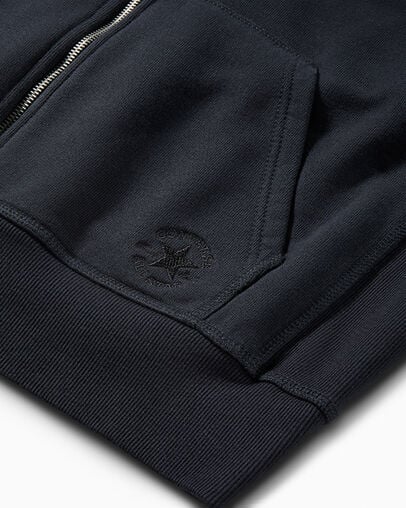 Converse Converse x Daily Paper Full Zip Women Hoodie Black NZ | C-13250489