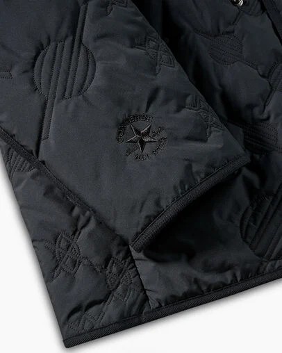 Converse Converse x Daily Paper Malden Liner Men Jacket Black NZ | C-31079489