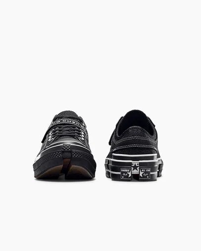 Converse Converse x Feng Chen Wang 2-in-1 Chuck 70 Men Sneakers Black NZ | C-24690579
