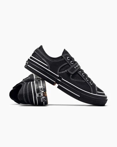 Converse Converse x Feng Chen Wang 2-in-1 Chuck 70 Women Sneakers Black NZ | C-52807139