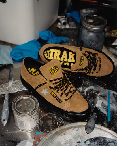 Converse Converse x IRAK NYC One Star Pro Men Skate Shoes Brown / Black NZ | C-03165879