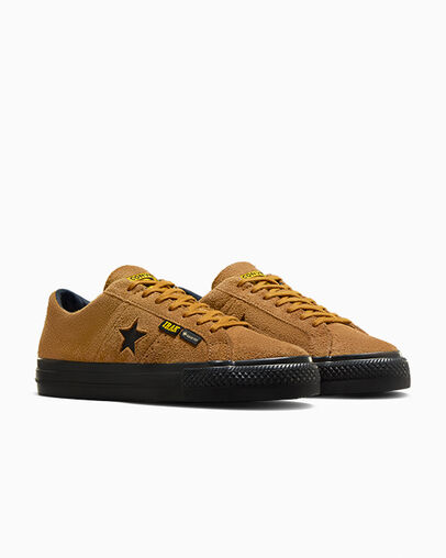 Converse Converse x IRAK NYC One Star Pro Men Skate Shoes Brown / Black NZ | C-03165879