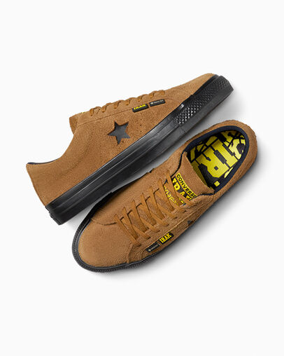 Converse Converse x IRAK NYC One Star Pro Men Skate Shoes Brown / Black NZ | C-03165879