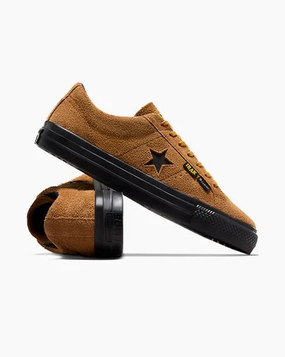 Converse Converse x IRAK NYC One Star Pro Men Skate Shoes Brown / Black NZ | C-03165879