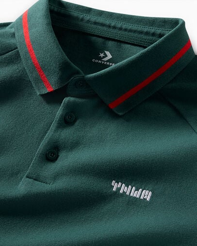 Converse Converse x Liverpool FC Marquis Polo Men Polo Shirts Green NZ | C-83791659
