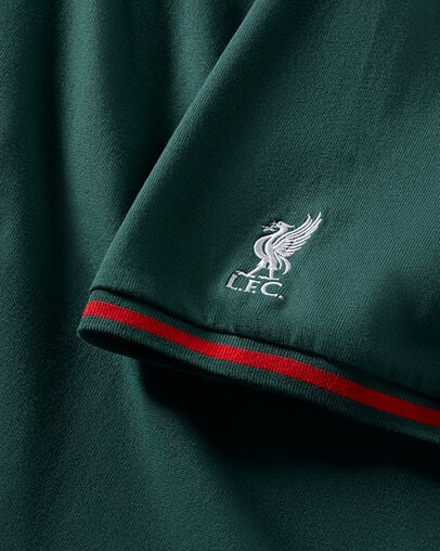 Converse Converse x Liverpool FC Marquis Polo Men Polo Shirts Green NZ | C-83791659