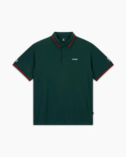 Converse Converse x Liverpool FC Marquis Polo Men Polo Shirts Green NZ | C-83791659