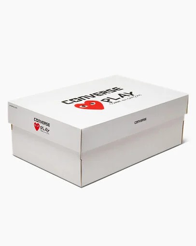 Converse Converse x PLAY Comme des Garçons Chuck 70 Multi Heart Men Sneakers White / Black NZ | C-94310679