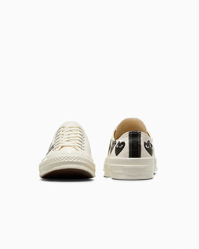 Converse Converse x PLAY Comme des Garçons Chuck 70 Multi Heart Men Sneakers White / Black NZ | C-85431929