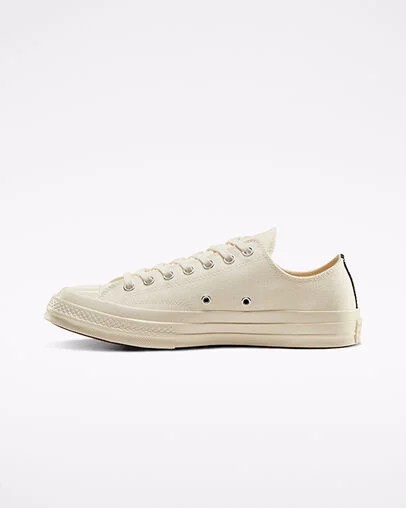 Converse Converse x PLAY Comme des Garçons Chuck 70 Men Sneakers White / Red NZ | C-86129549