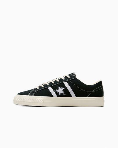 Converse Converse x PLAY Comme des Garçons One Star Academy Pro Women Skate Shoes Black / Red NZ | C-41259869