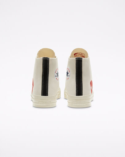 Converse Converse x PLAY Comme des Garçons Chuck 70 Women Sneakers White / Red NZ | C-74235869