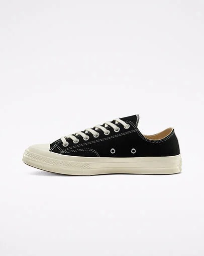 Converse Converse x PLAY Comme des Garçons Chuck 70 Women Sneakers Black / White / Red NZ | C-72598639