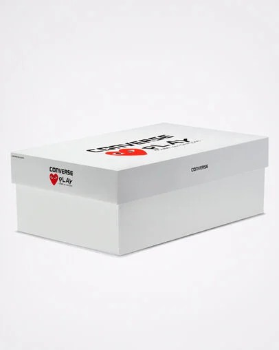 Converse Converse x PLAY Comme des Garçons Chuck 70 Women Sneakers Black / White / Red NZ | C-72598639