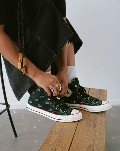 Converse Converse x Patta Chuck 70 Men Sneakers Black / Green NZ | C-19342789