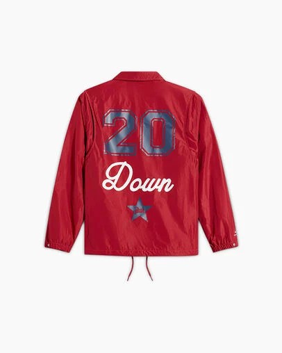 Converse Converse x Patta Coaches Women Jacket Dark Red NZ | C-41587699