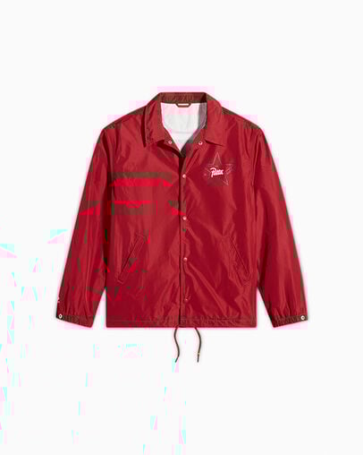 Converse Converse x Patta Coaches Women Jacket Dark Red NZ | C-41587699