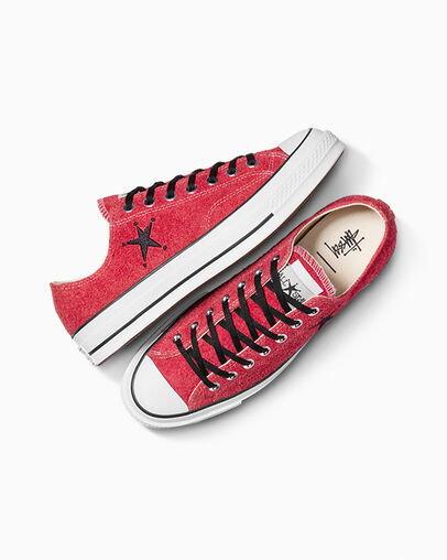Converse Converse x Stüssy Chuck 70 Men Sneakers Red NZ | C-19403259