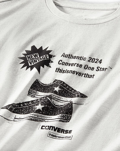Converse Converse x thisisneverthat Grid Men T Shirts Light Grey NZ | C-80169549