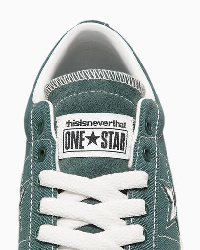 Converse Converse x thisisneverthat One Star Pro Men Skate Shoes Green / Black / White NZ | C-62059749