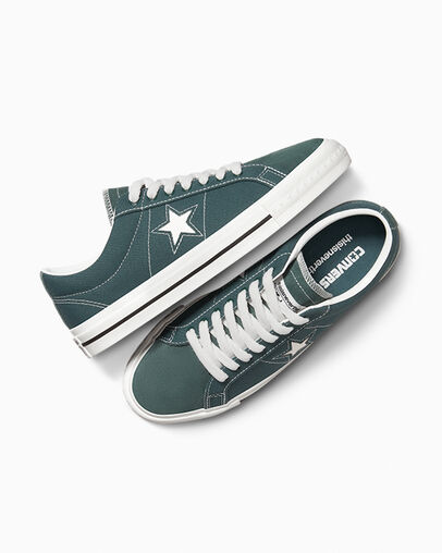 Converse Converse x thisisneverthat One Star Pro Men Skate Shoes Green / Black / White NZ | C-62059749