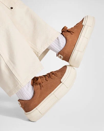 Converse Cruise Suede Women Sneakers Brown NZ | C-05482739