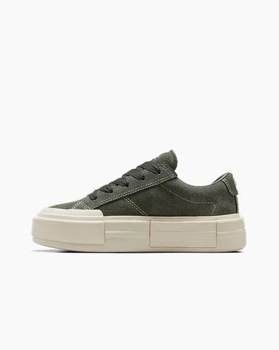 Converse Cruise Suede Women Sneakers Green NZ | C-14278369