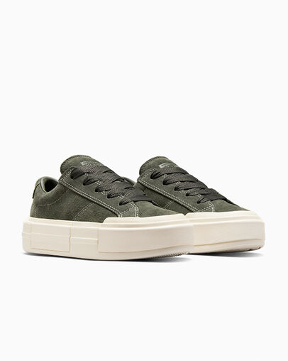 Converse Cruise Suede Women Sneakers Green NZ | C-14278369