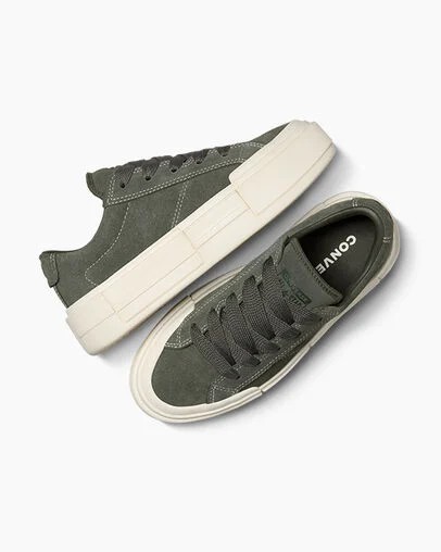 Converse Cruise Suede Women Sneakers Green NZ | C-14278369