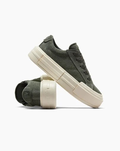 Converse Cruise Suede Women Sneakers Green NZ | C-14278369
