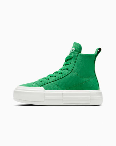 Converse Cruise Women Canvas Shoes Green / Green / White NZ | C-76814909