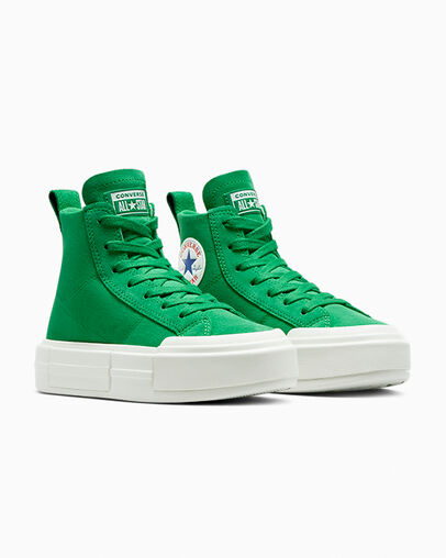 Converse Cruise Women Canvas Shoes Green / Green / White NZ | C-76814909