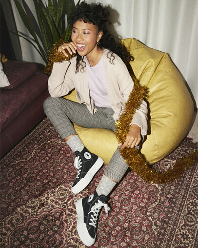 Converse Cruise Women Sneakers Black NZ | C-63954019