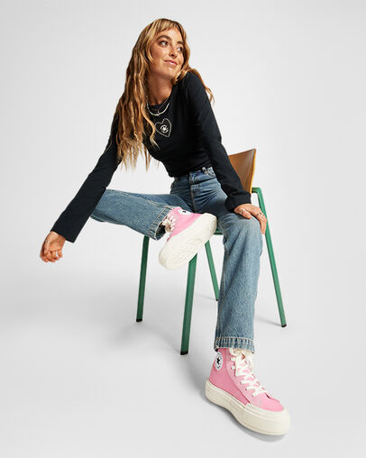 Converse Cruise Women Sneakers Pink / White NZ | C-94710359