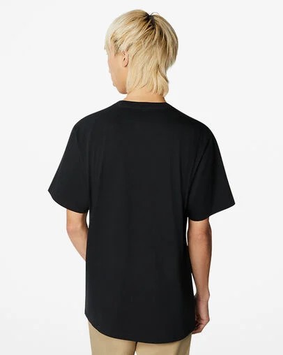Converse Go-To All Star Patch Standard-Fit Men T Shirts Black NZ | C-09653489