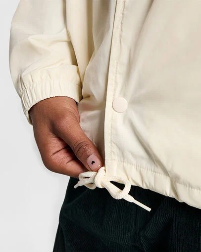Converse Go-To Andover Coach's Men Jacket White NZ | C-49726319